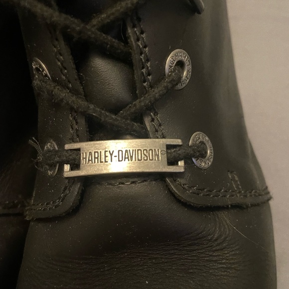 Authentic Harley Davidson boots W size11, great condition, black silver hardware - Picture 7 of 15